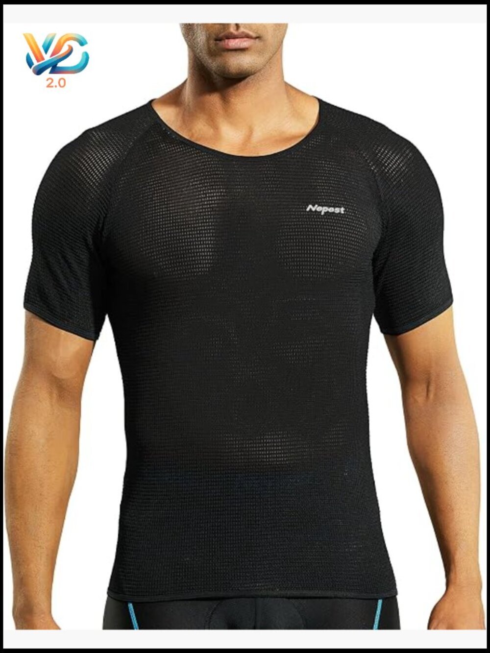 Mens Mesh Sleeveless Cycling Base Layer Ultralight Performance Undershirt